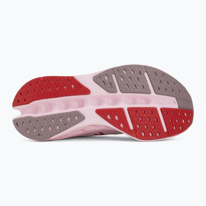 Moteriški bėgimo batai On Cloudsurfer Max ivory/peony 4