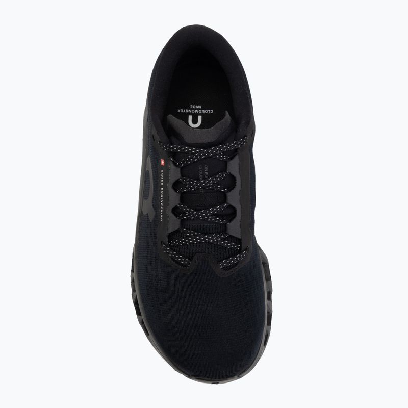 Moteriški bėgimo batai On Cloudmonster 3 Wide black/black 5