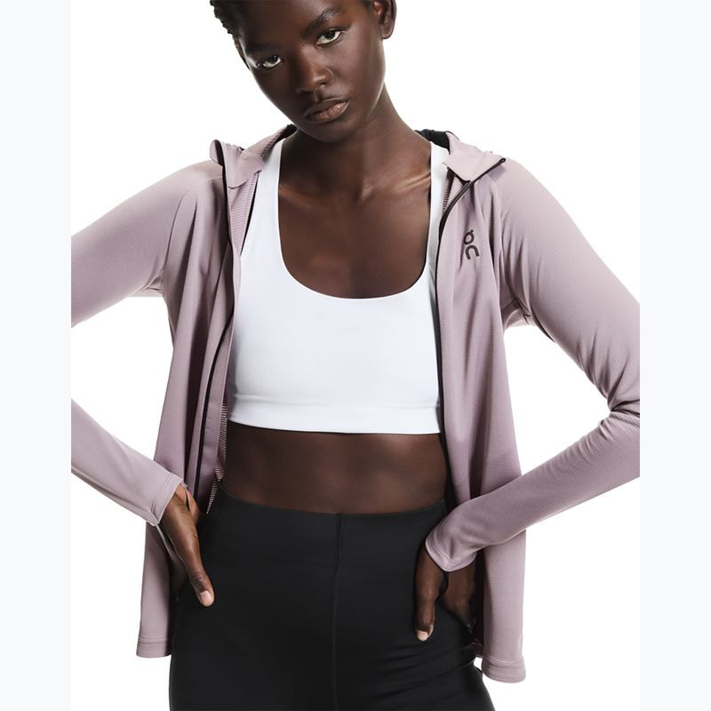 Moteriškas bėgimo džemperis On Climate Zip Hoodie heron 11