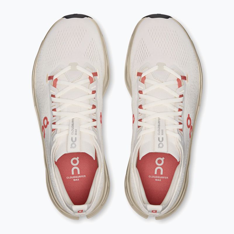 Vyriški bėgimo batai On Cloudsurfer Max ivory/dustrose 6