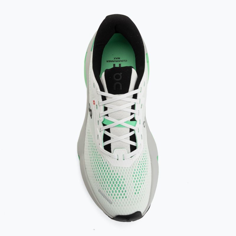 Vyriški bėgimo batai On Cloudrunner 3 Max white/verdite 5