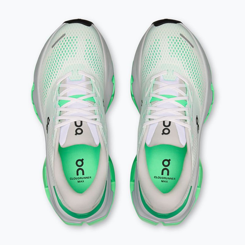 Moteriški bėgimo batai On Cloudrunner 3 Max white/verdite 3