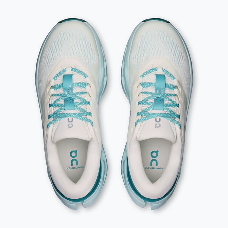 Moteriški bėgimo batai On Cloudrunner 3 ivory/aquamarine 3