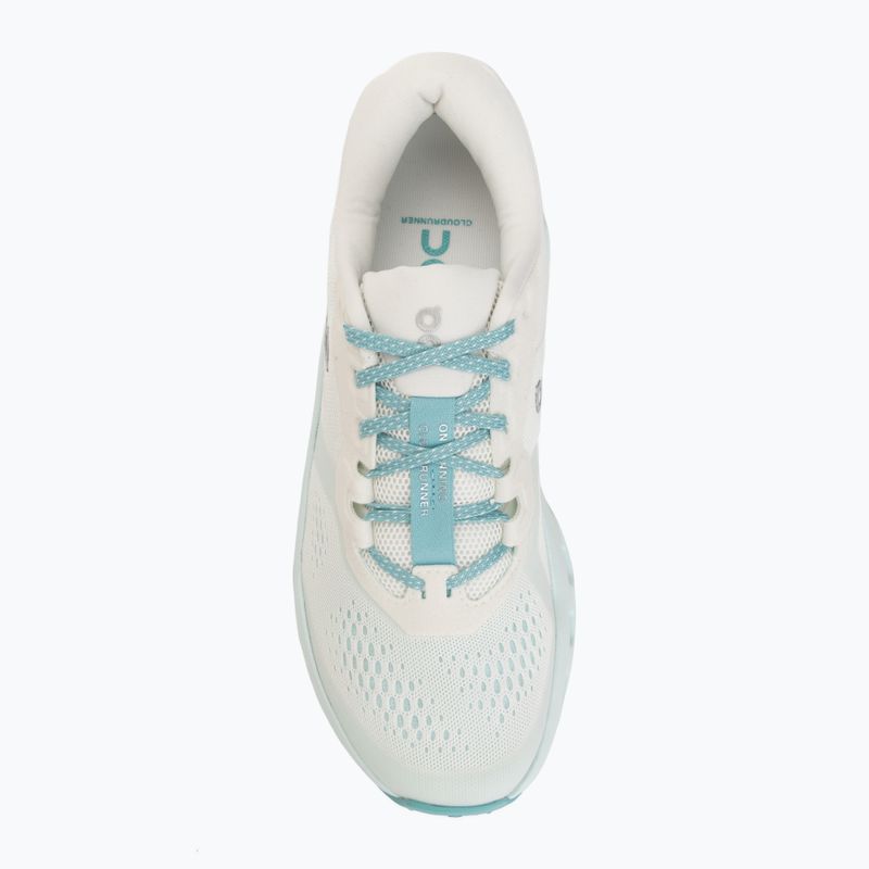 Moteriški bėgimo batai On Cloudrunner 3 ivory/aquamarine 5
