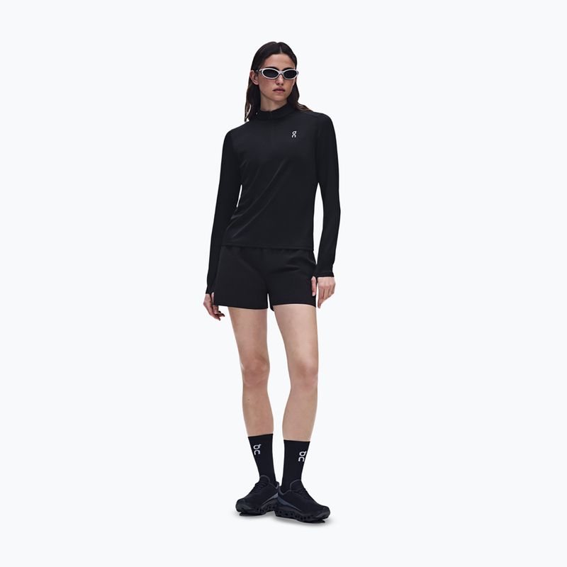 Moteriškas bėgimo džemperis On Core 1/4 Zip black 2