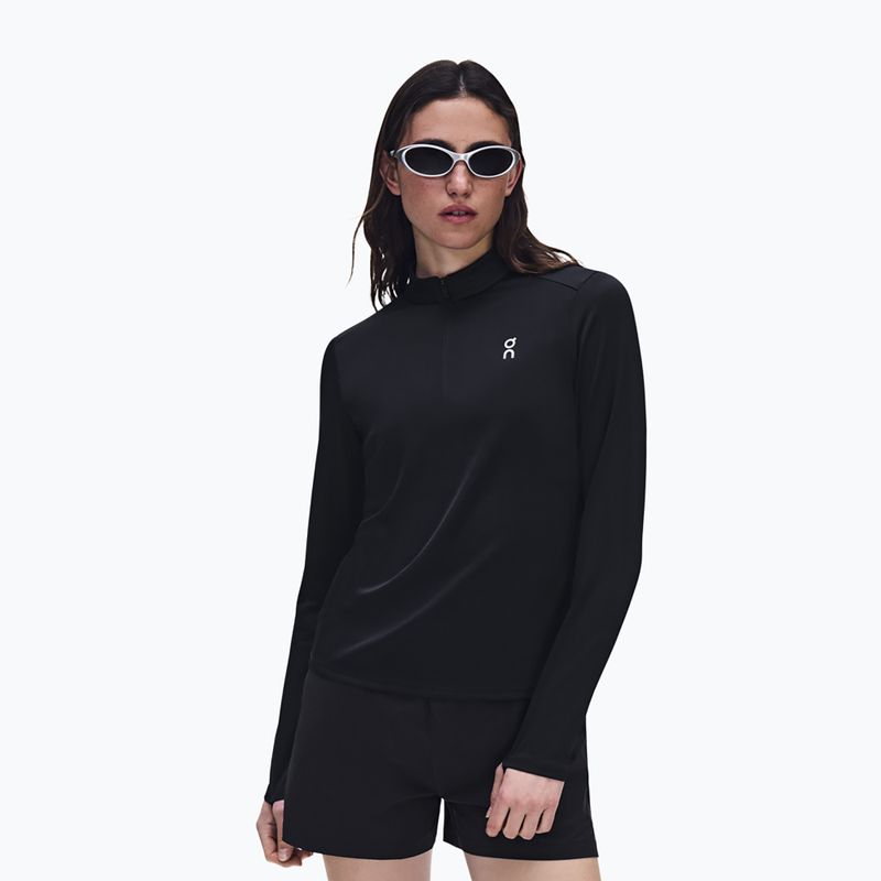 Moteriškas bėgimo džemperis On Core 1/4 Zip black 4