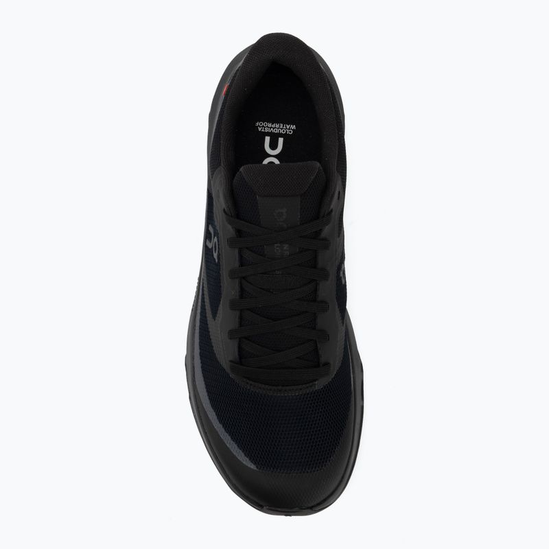 Vyriški bėgimo batai On Cloudvista 3 Waterproof black/black 5