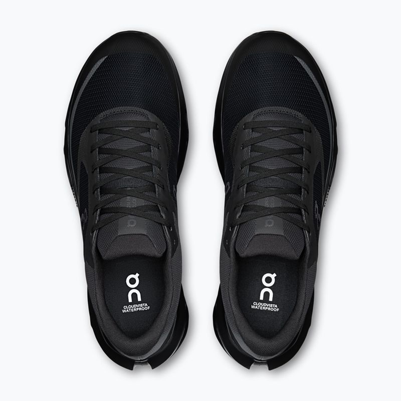 Vyriški bėgimo batai On Cloudvista 3 Waterproof black/black 3