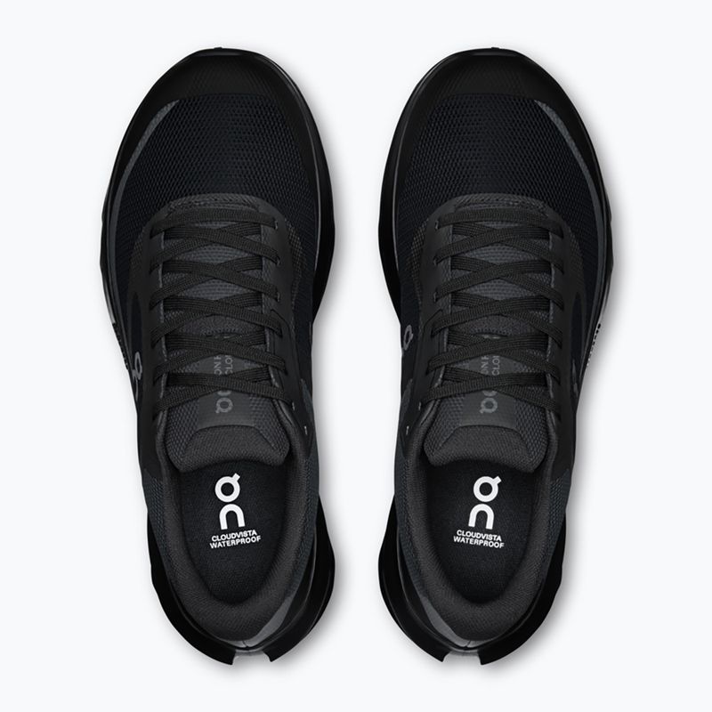 Moteriški bėgimo batai On Cloudvista 3 Waterproof black/black 3
