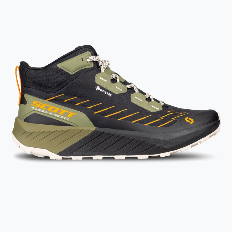 Vyriški bėgimo batai SCOTT Kinabalu 3 Mid Gore-Tex black/fir green 8
