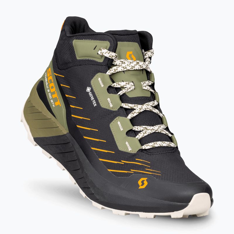 Vyriški bėgimo batai SCOTT Kinabalu 3 Mid Gore-Tex black/fir green 12