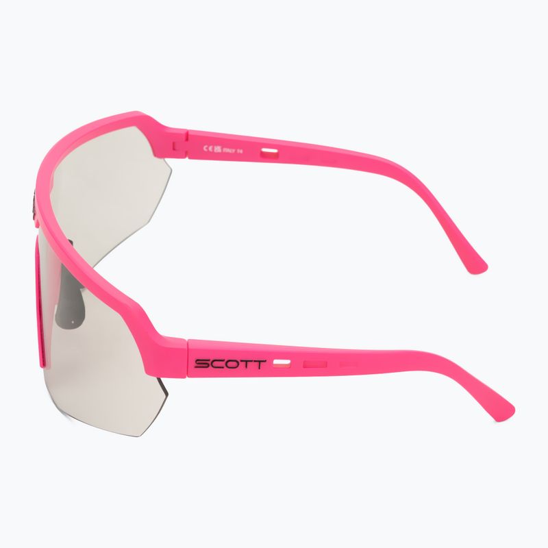Akiniai nuo saulės SCOTT Sport Shield LS acid pink/grey light sensitive 4
