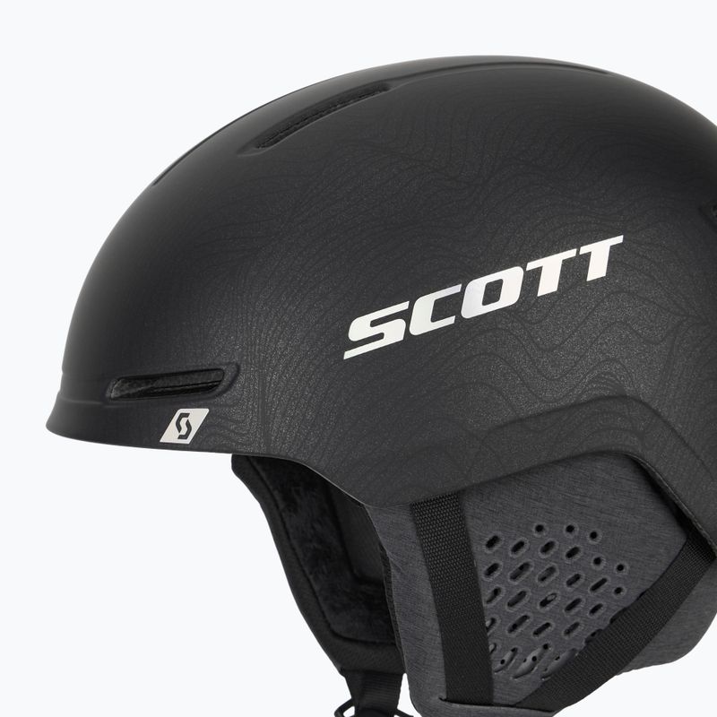 Slidinėjimo šalmas SCOTT Track Plus granite black/holo grey 7