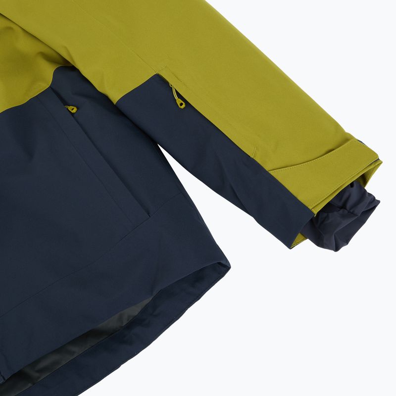 Vyriška slidinėjimo striukė SCOTT Ultimate Dryo 10 shadow grey/meadow green 4