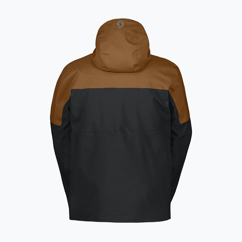 Vyriška slidinėjimo striukė SCOTT Ultimate Dryo 10 bread brown/black 2