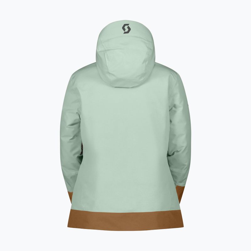 Moteriška slidinėjimo striukė SCOTT Ultimate Dryo Tech fresh green/bread brown 2