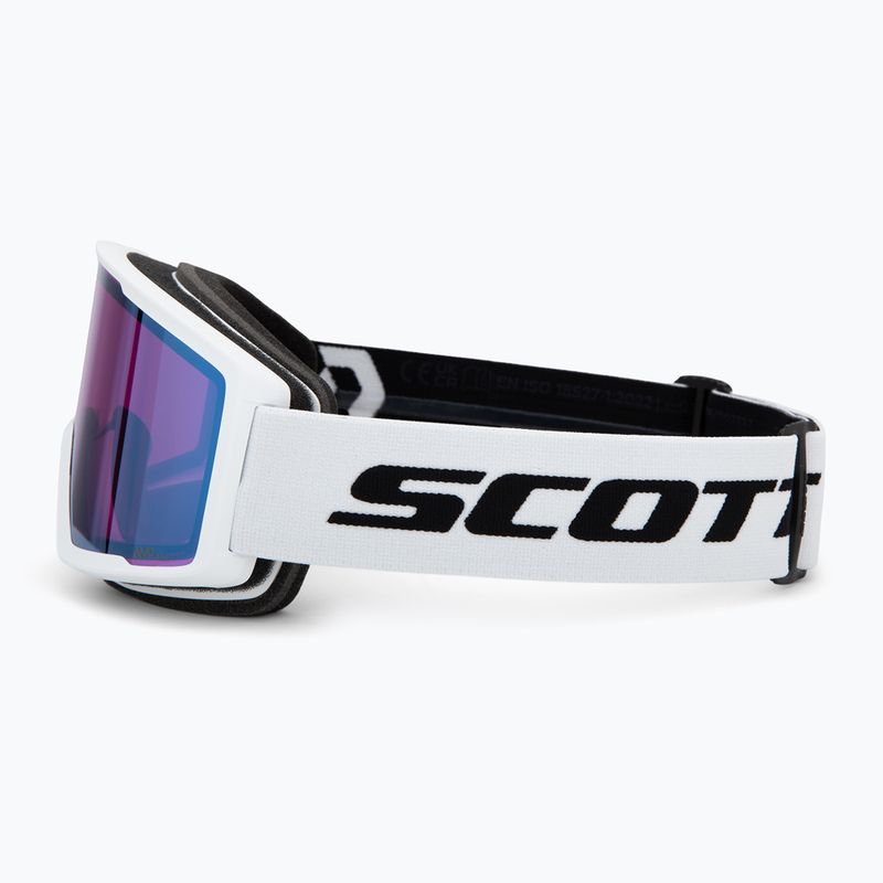Slidinėjimo akiniai SCOTT Factor Pro LS mineral white/black amp ls blue chrome 4