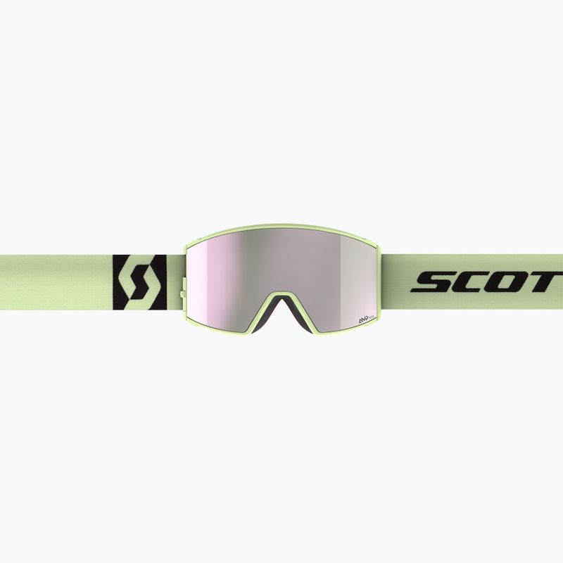 Slidinėjimo akiniai SCOTT React AMP Pro acid yellow/amp pro lavender chrome/amp pro green 2