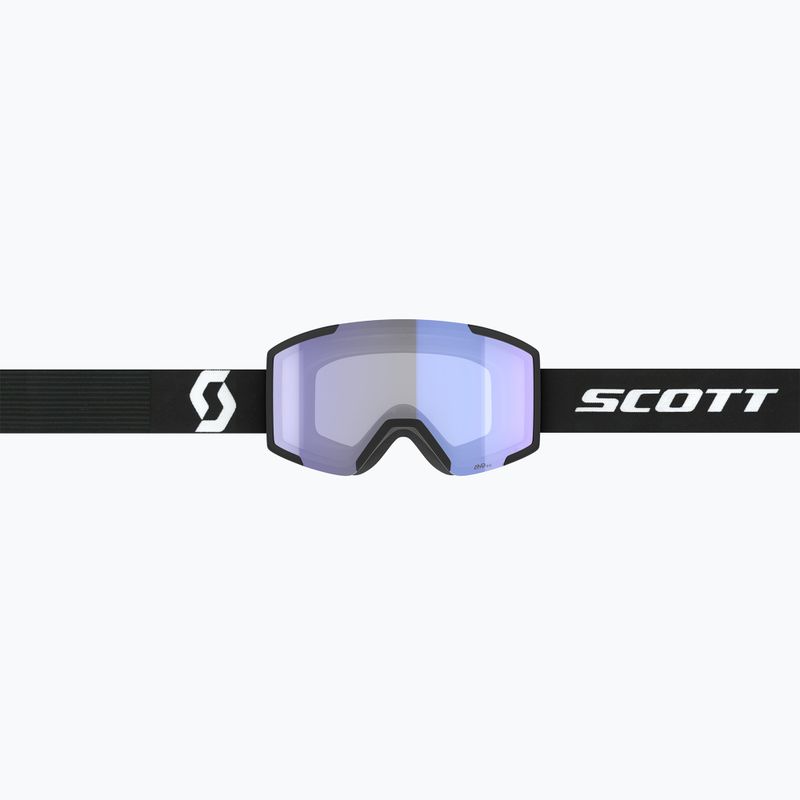 Slidinėjimo akiniai SCOTT Shield mineral black/white/amp illuminator blue chrome 2