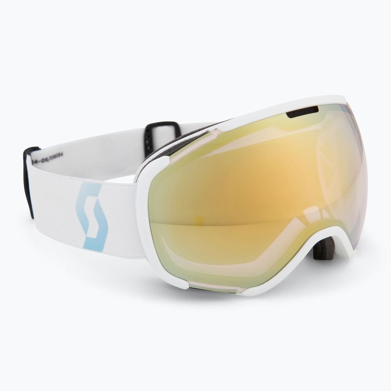 Slidinėjimo akiniai SCOTT Faze II LS white/soft pink/light sensitive bronze chrome