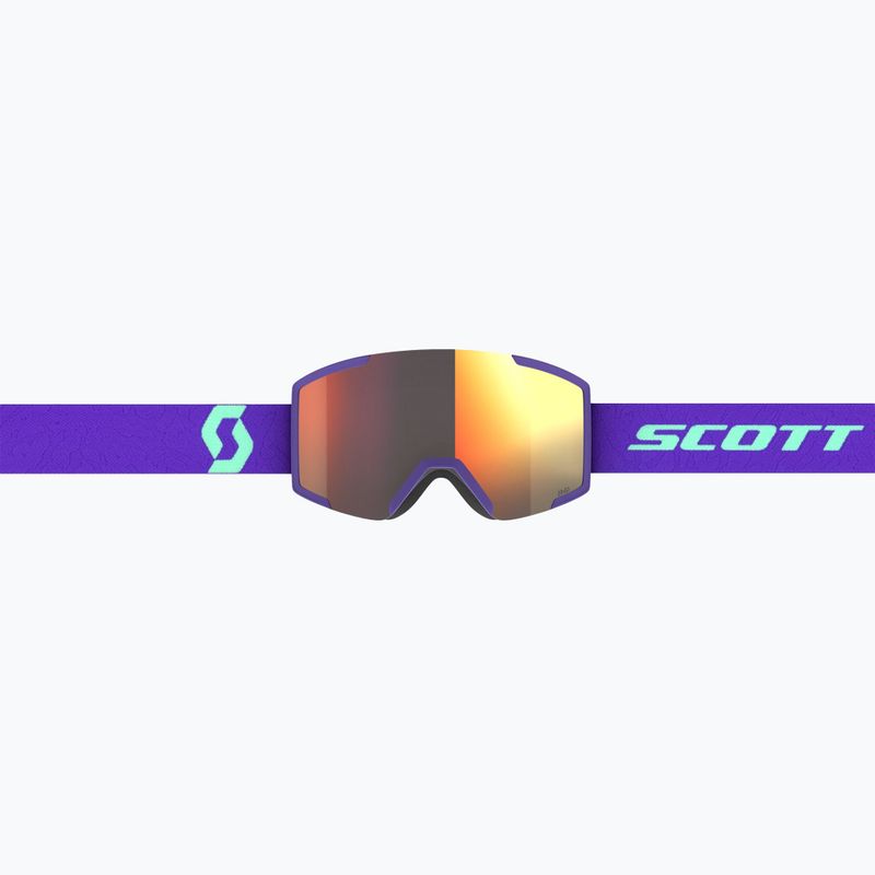 Slidinėjimo akiniai SCOTT Shield deep purple/solar red chrome 2