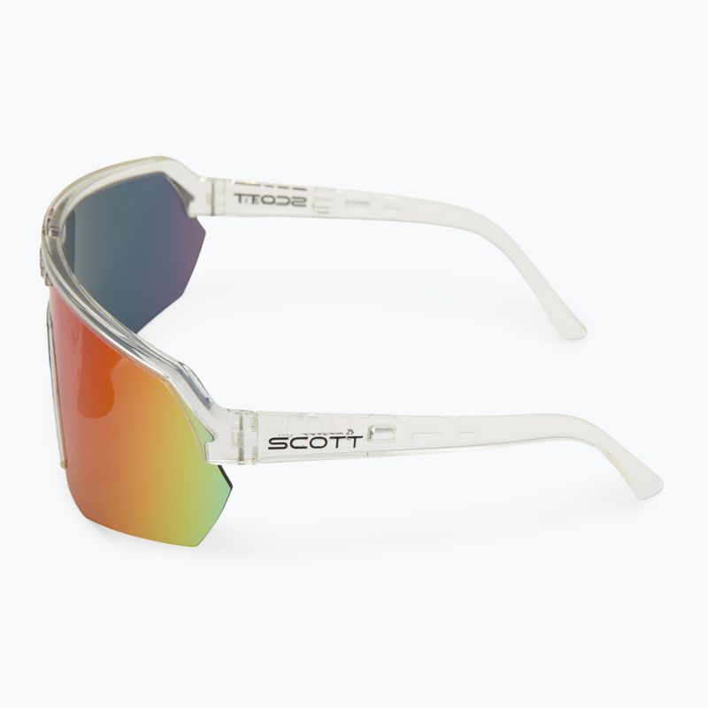SCOTT Sport Shield permatomi / geltoni chromuoti akiniai nuo saulės 4