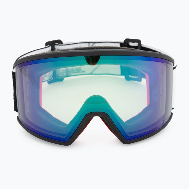 Slidinėjimo akiniai SCOTT Ambit black/white/amp aurora green chrome 2