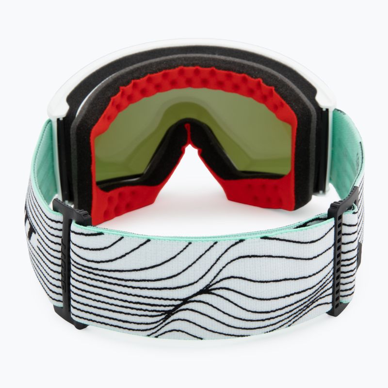 Slidinėjimo akiniai SCOTT Ambit white/mint green/amp lavender chrome 3