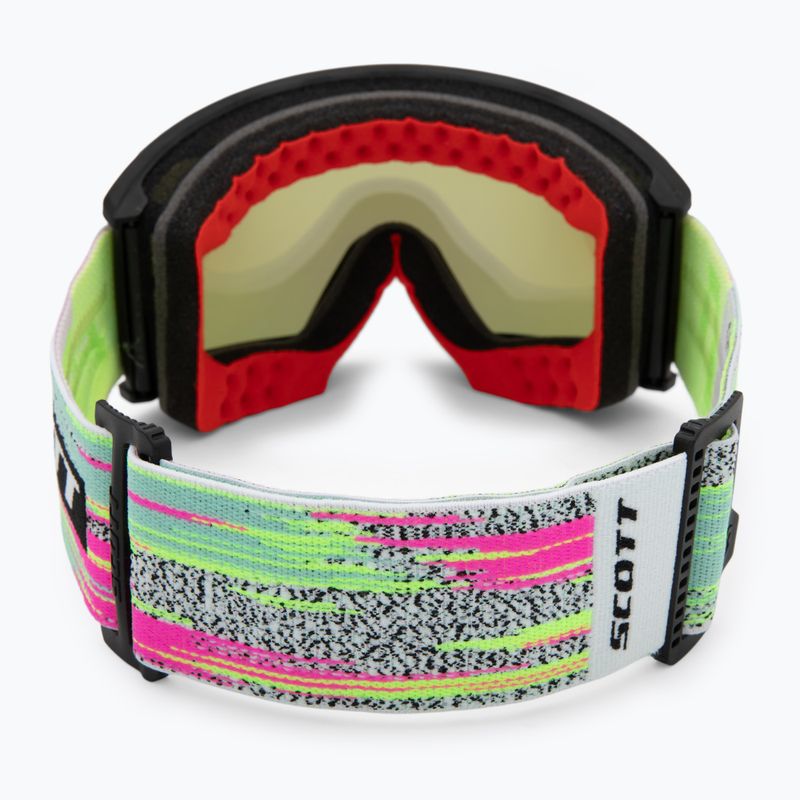 Slidinėjimo akiniai SCOTT Ambit black/neon yellow/amp white chrome 3