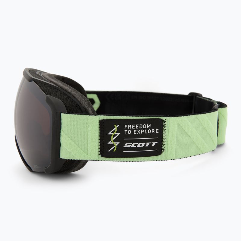 Slidinėjimo akiniai SCOTT Faze II glow green/amp black chrome 4