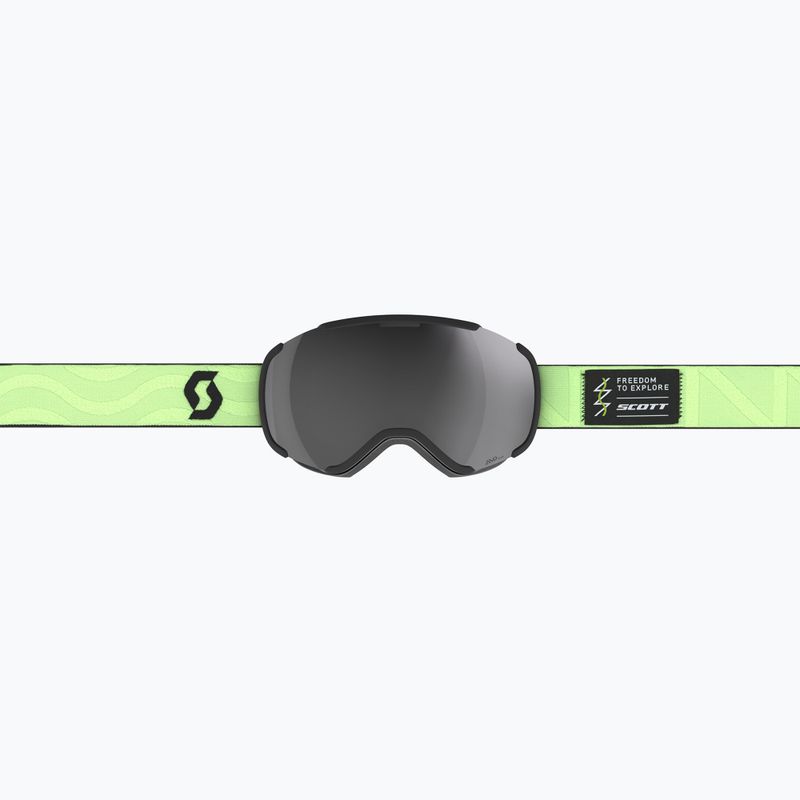 Slidinėjimo akiniai SCOTT Faze II glow green/amp black chrome 2