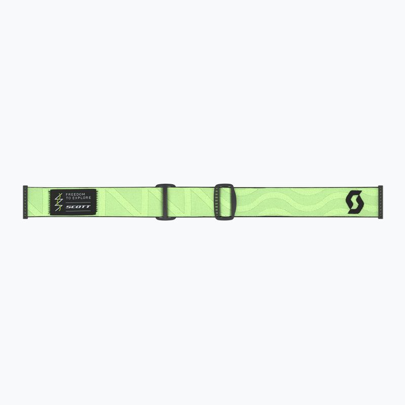 Slidinėjimo akiniai SCOTT Faze II glow green/amp black chrome 3