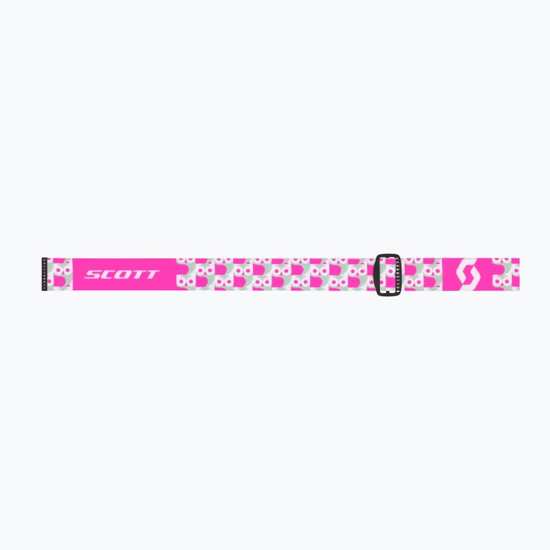 Vaikiški slidinėjimo akiniai SCOTT Agent neon pink/enhancer 7