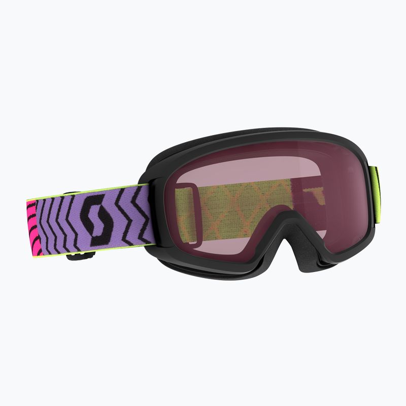 Vaikiški slidinėjimo akiniai SCOTT Witty SGL purple/neon pink/enhancer