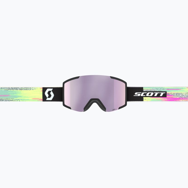 Slidinėjimo akiniai SCOTT Shield black/neon yellow/amp lavender chrome 2