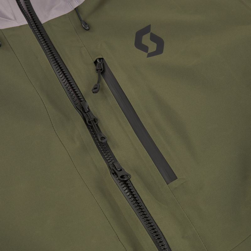 Vyriška slidinėjimo striukė SCOTT Ultimate GTX douglas green/evening grey 4