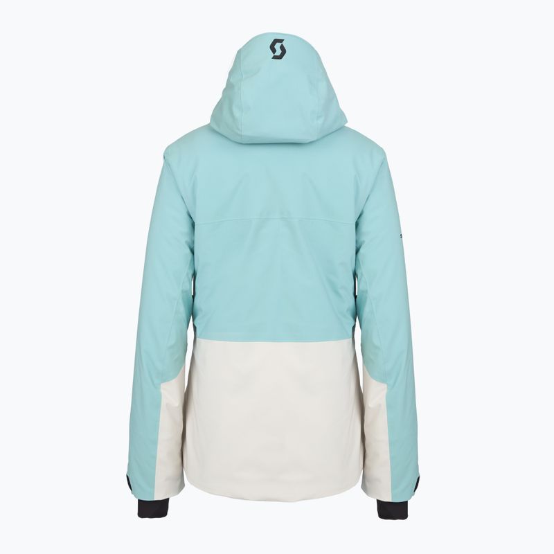 Moteriška slidinėjimo striukė SCOTT Ultimate Dryo 10 frosty blue/dust white 3