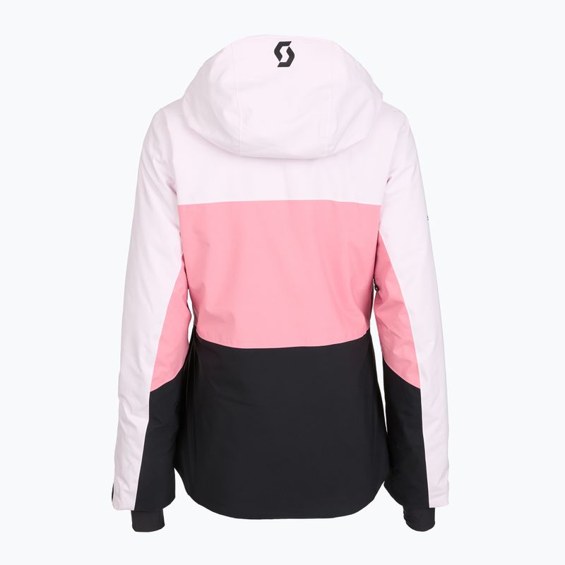 Moteriška slidinėjimo striukė SCOTT Ultimate Dryo 10 paradise pink/black 2