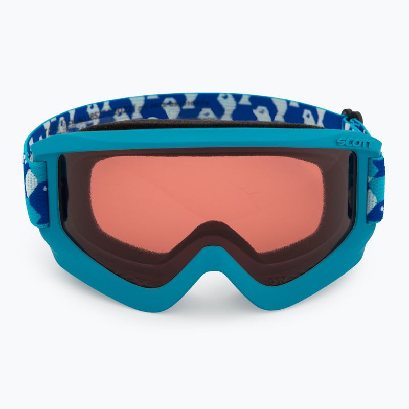 Vaikiški slidinėjimo akiniai SCOTT Agent ocean blue/enhancer 2