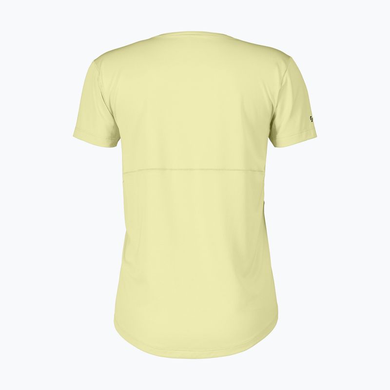 Moteriški bėgimo marškinėliai SCOTT Endurance Tech pastel yellow 2