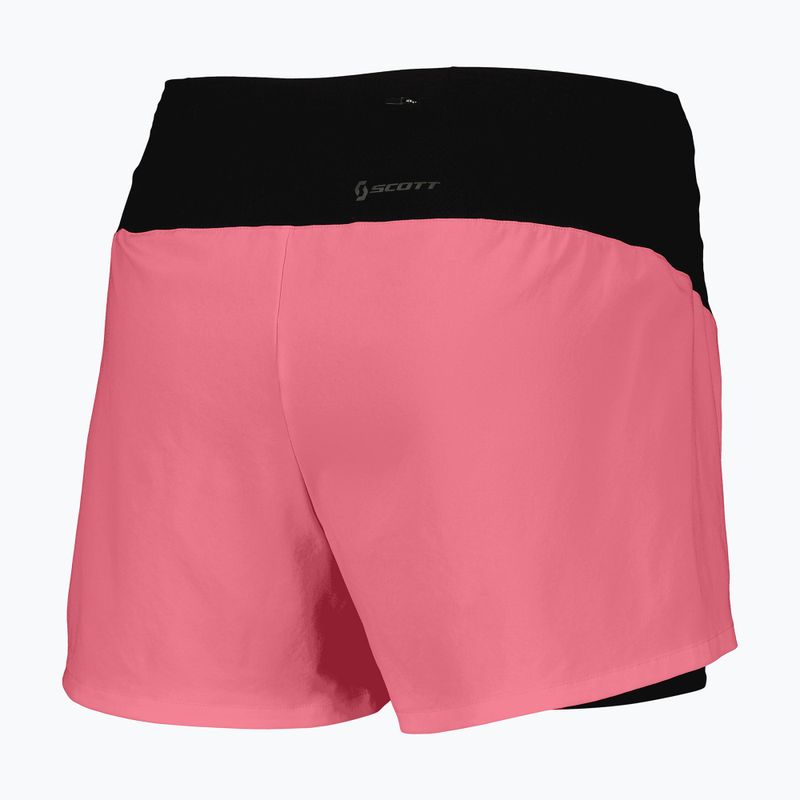 Moteriški bėgimo šortai SCOTT Endurance Hybrid digital pink/black 2