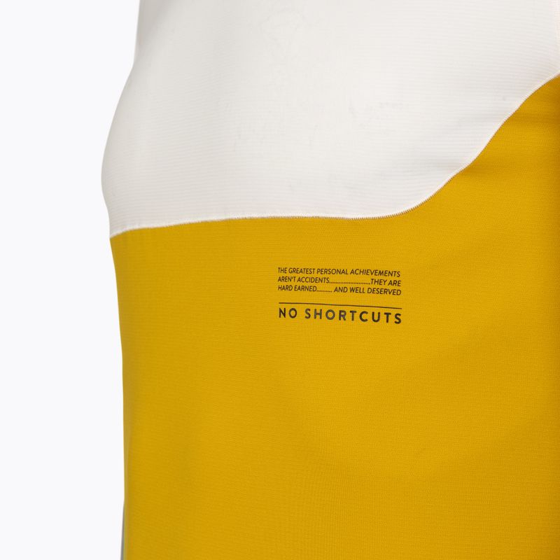 Vyriški bėgimo marškinėliai SCOTT Endurance Tech white/sundial yellow 3