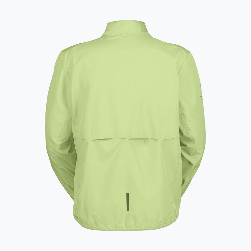 Vyriška bėgimo striukė SCOTT Endurance Tech Windbreaker acid yellow 2