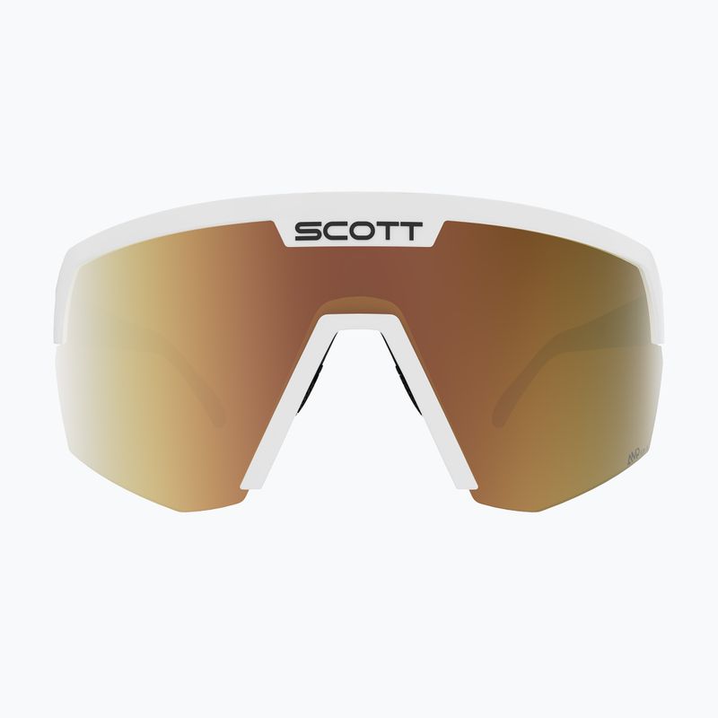 Akiniai nuo saulės SCOTT Sport Shield LS white matt/amp ls gold chrome 2