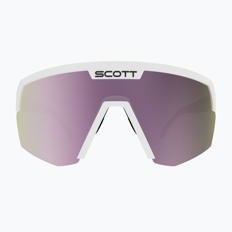 Akiniai nuo saulės SCOTT Sport Shield white matt/amp lavender chrome 2