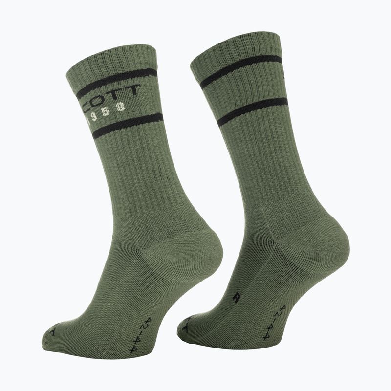 Kojinės SCOTT Retro Casual Crew 3 pairs tranguil green 3