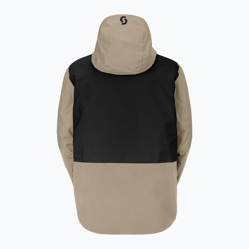 Vyriška slidinėjimo striukė SCOTT Ultimate Dryo 10 portobello beige/black 2