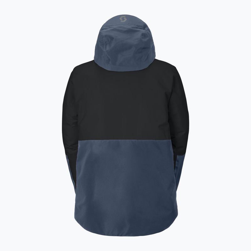 Vyriška slidinėjimo striukė SCOTT Ultimate Dryo black/dusk blue 2