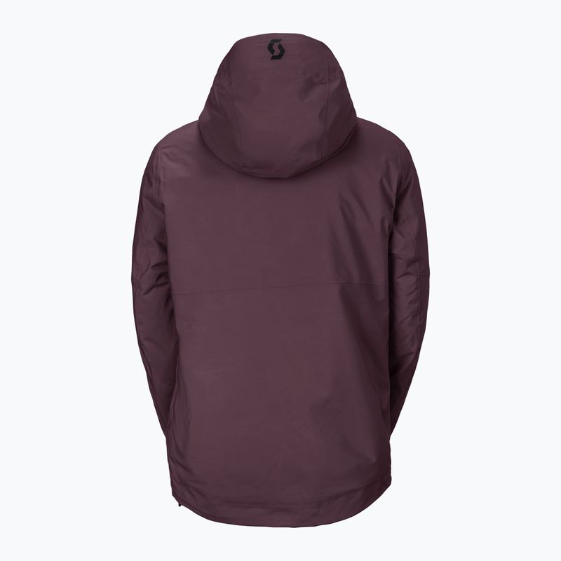 Vyriška slidinėjimo striukė SCOTT Ultimate GTX cocoa red 2