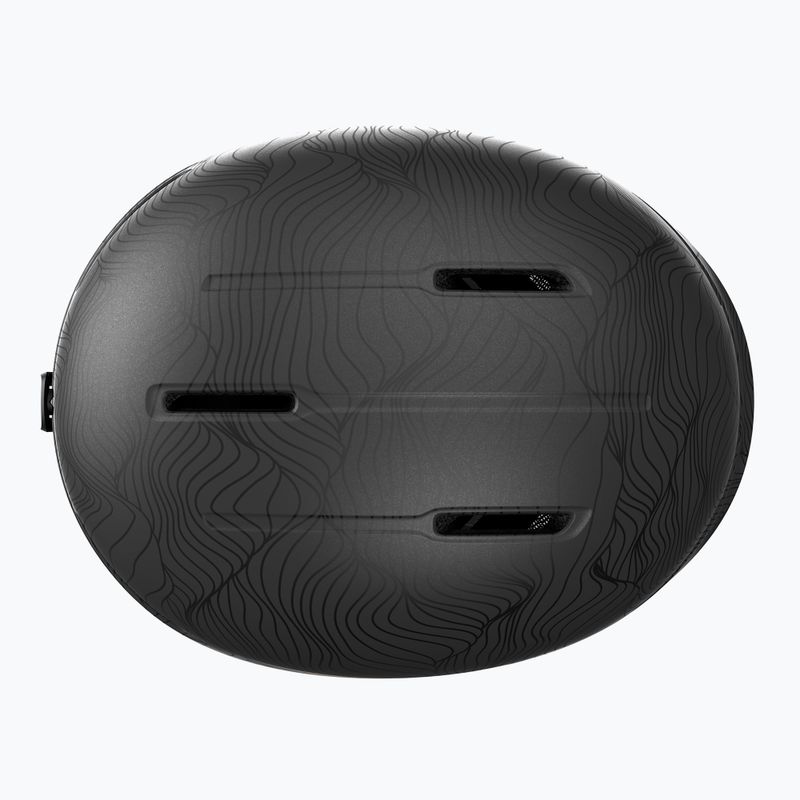 Snieglenčių šalmas SCOTT Track granite black/holo silver 4